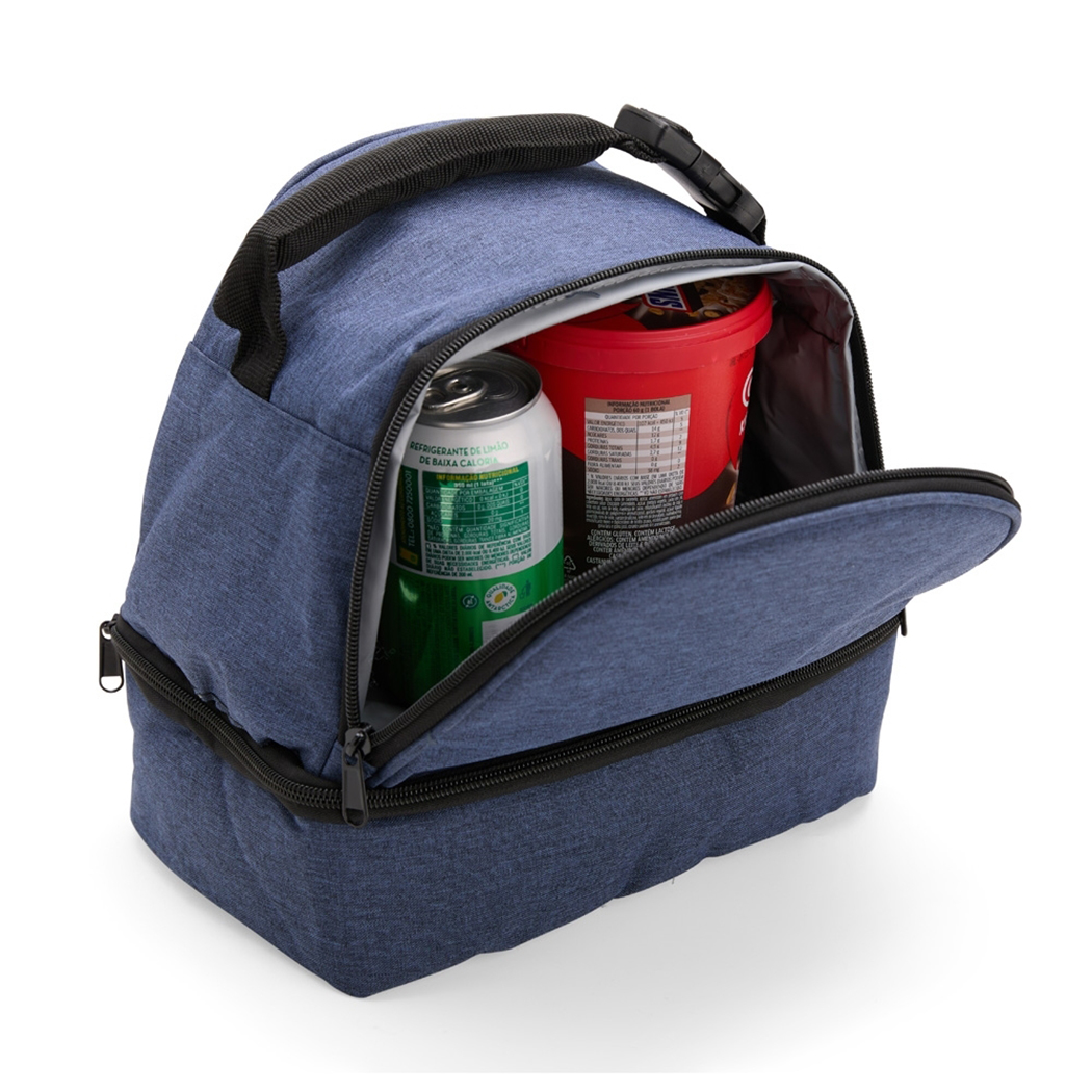 BT4036 Aberto Bolsa Térmica Com Duas Divisórias Bolsa Térmica personalizada