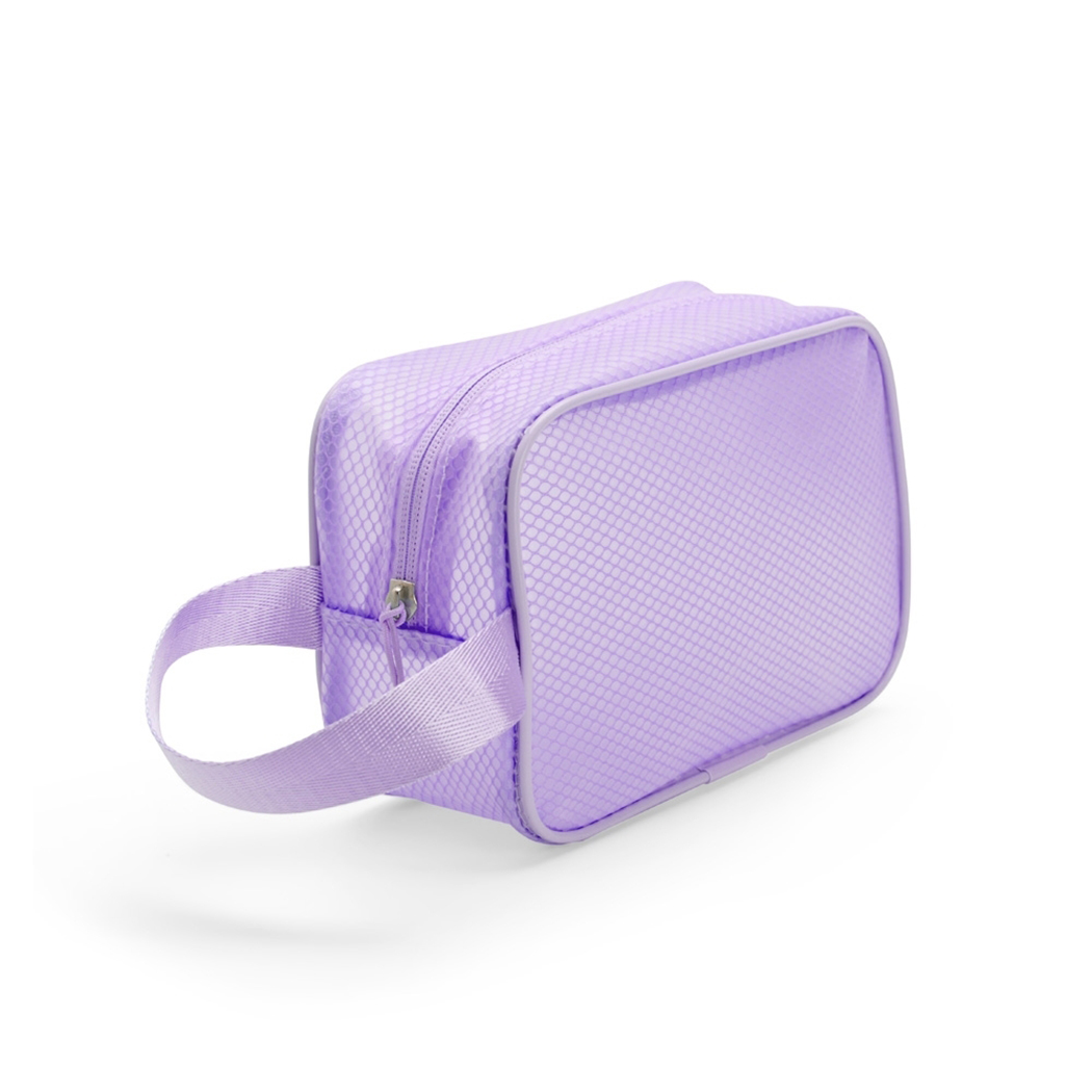 NE9024 Roxo 02 - Nécessaire Em EVA e Nylon Nécessaire personalizada
