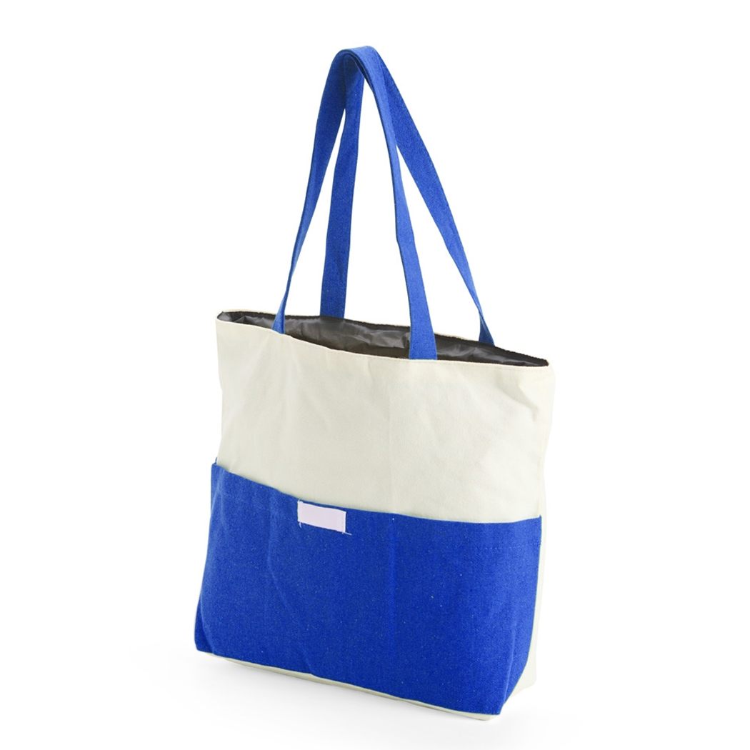 SC9034 Azul 06 Sacola Em Lona E Poliéster Sacola Personalizada